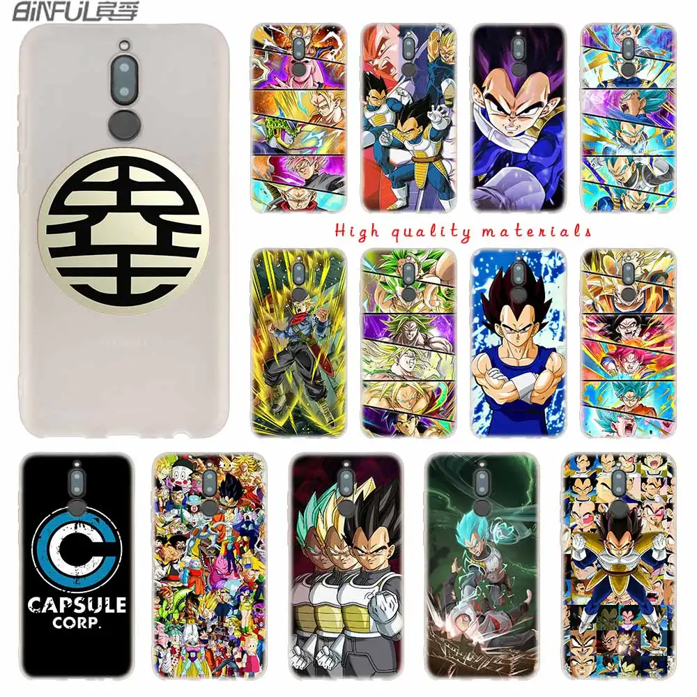 

Case For Huawei Mate 10 Lite 10 20 Lite Pro 20X S Y5 2017 Y9 2018 2019 NOVA 3 3i 4 Y7 vegeta body armor bejita dragon ball z