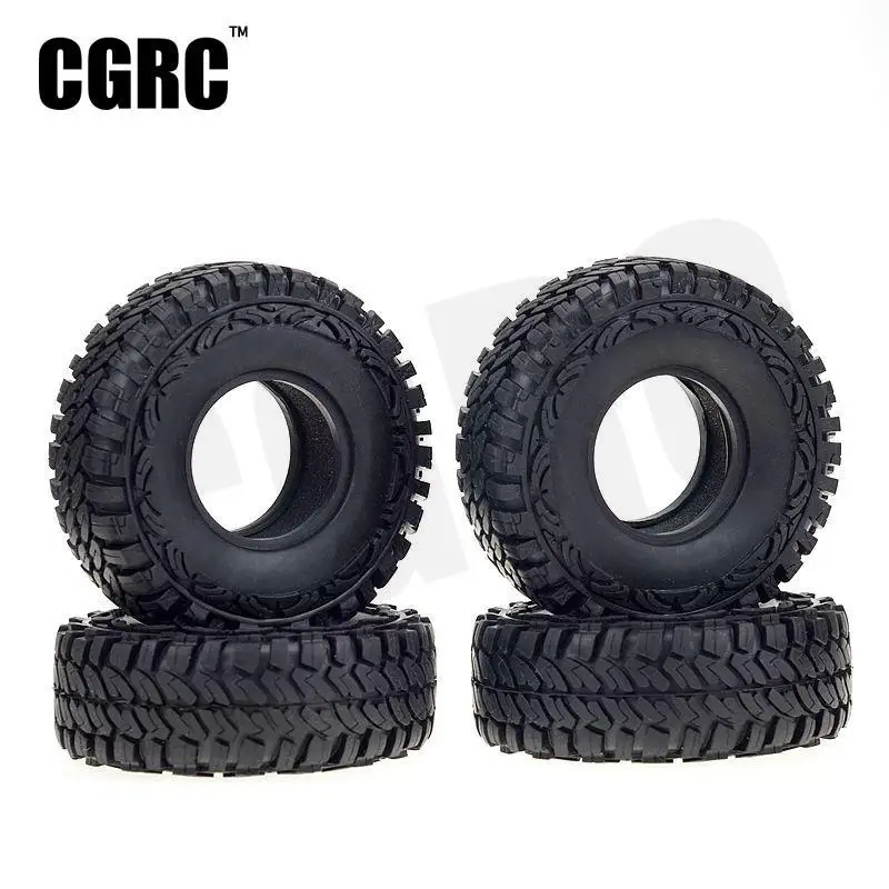

4pcs/set 1.9inch Tire Rubber Wheel Tire For 1/10 Crawler Car TRX4 Bronco D90 D110 Axial scx10 90046 RC4WD CC01