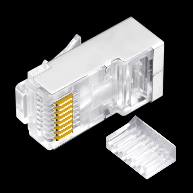 Двухкомпонентный сетевой Ethernet Кабель CNCOB Cat6 FTP rj45 гигабитный Модульный штекер для