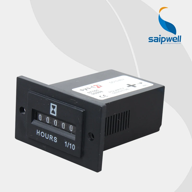 2015 Contador Manual Mechanical Meter Counter Non resettable Quartz