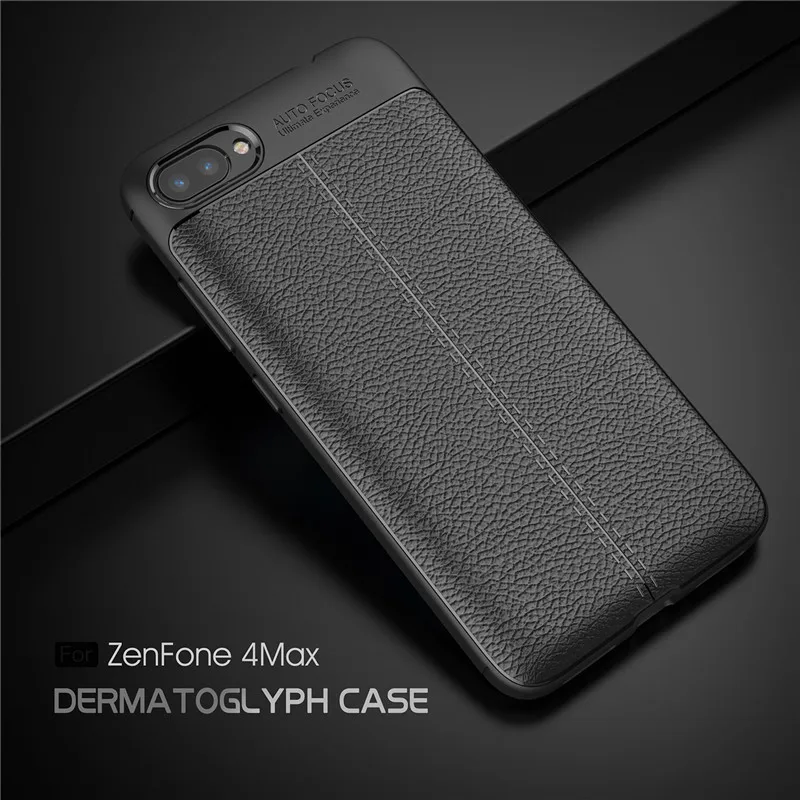 For ASUS zenfone 4 max Case ZC520KL Luxury PU Leather Soft TPU Silicone Cover Pro Plus ZC554KL Coque |
