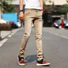 New fashion men's jeans light color stretch jeans casual straight Slim fit Multicolor skinny jeans men cotton denim trousers ► Photo 2/6