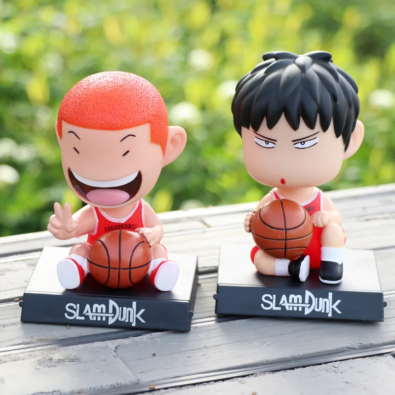 ПВХ аниме Slamdunk 10 Sakuragi Hanamichi 11 Rukawa Kaede фигурка Slam Dunk дрожащая голова модель игрушки