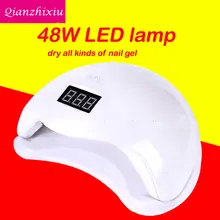Новое поступление SUN5 УФ светодиодная лампа для ногтей 48 Вт с ЖК-таймером и дном косметические средства для ногтей Сушилка для ногтей машина для отверждения ногтей инструменты