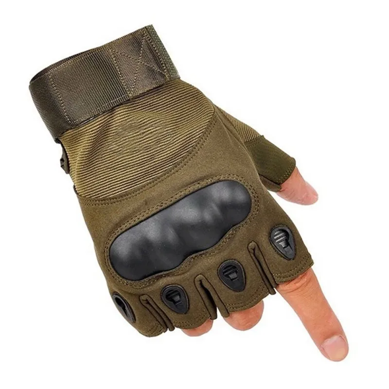 Men Outdoor Short Finger Gloves Sports Army Military Tactical Airsoft Shooting Hunting Outdoor Gloves