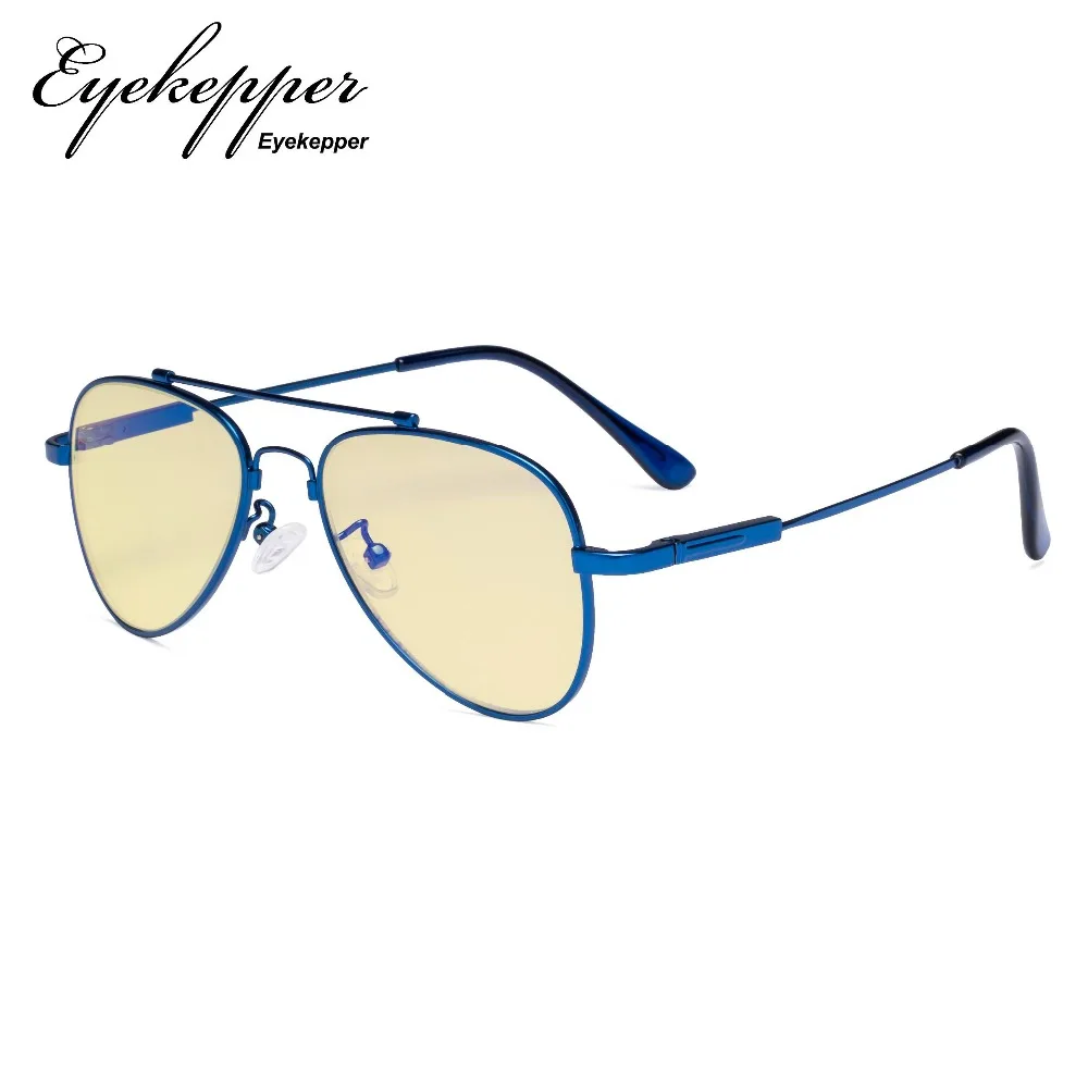 TMK1805 Eyekepper компьютерные очки для детей Anti Blue Light Eyeglasses Pilot style оправа с эффектом