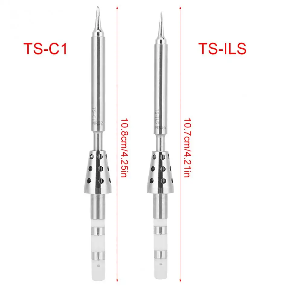 Нержавеющая сталь TS100 жал Замена припой советы T1-C TS-ILS паяльник Наплавка режущей кромки инструмента набор инструментов