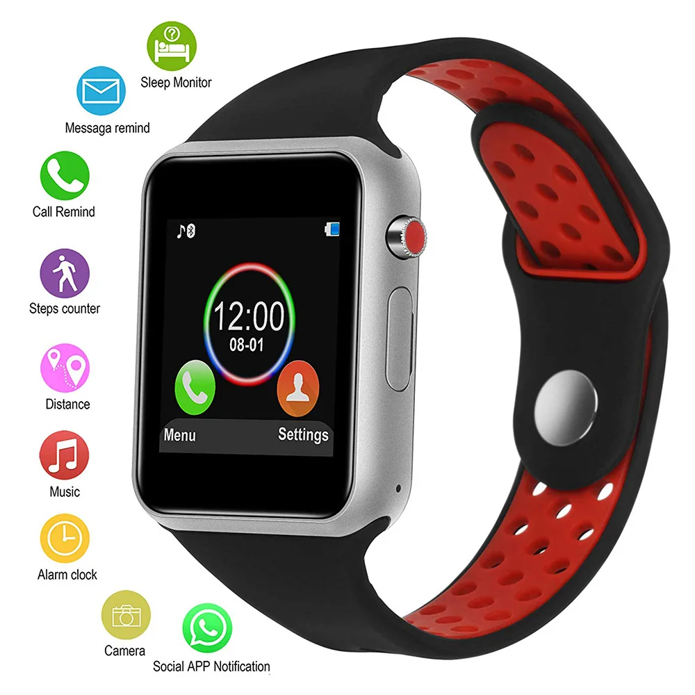 

Smart watch men KIDS touch screen support SIM card bluetooth camera compatible with both Android IOS made by PLYSIN M3