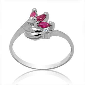 

Qi Xuan_Fashion Jewelry_Red Stone Simple Elegant Woman Rings_S925 Solid Sliver Fashion Rings_Manufacturer Directly Sales