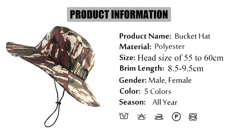 Водонепроницаемый тактический страйкбол Снайпер камуфляж Boonie шапки Складная непальская Кепка Militares армейская Мужская Панама Военная походная шапка