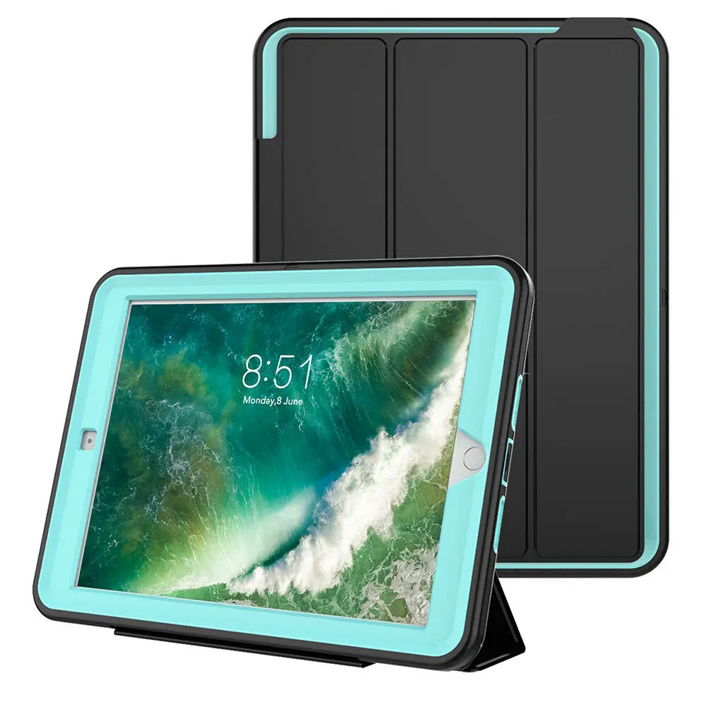Защитный чехол для iPad 9,7/iPad Air 2/iPad mini 1/2/3 Чехол Ультра тонкий ПУ; кожа; силикон мягкий чехол поколения Чехол - Цвет: for ipad air2