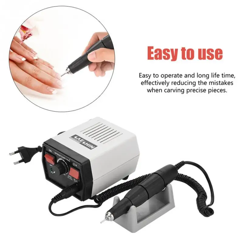 

35000rpm Electric Nail Drill for Polishing Grinding Carving Manicure and Pedicure Set Low Noise Stable Nail Drill Machine