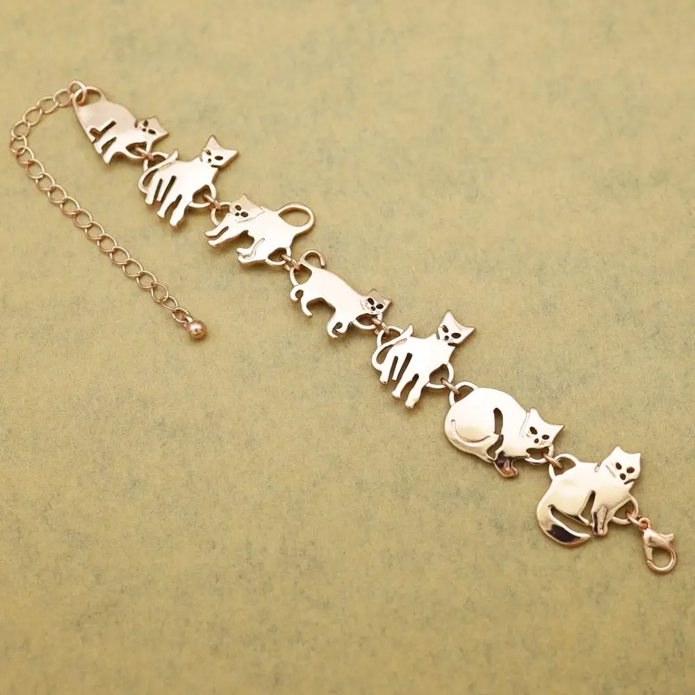 Kesheng 10pcs Breloques Emaill/ées Cheval Chat Bijoux Accessoire Chats