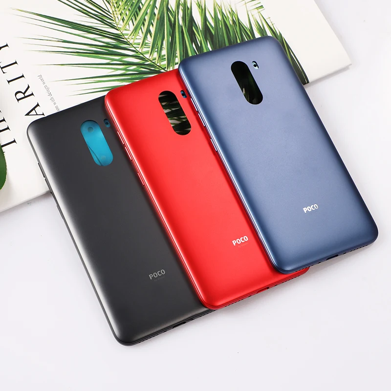 MiF1 F 1 корпус для Xiaomi Pocophone F1 дверь батареи Пластиковая Задняя крышка мобильного телефона запасные части