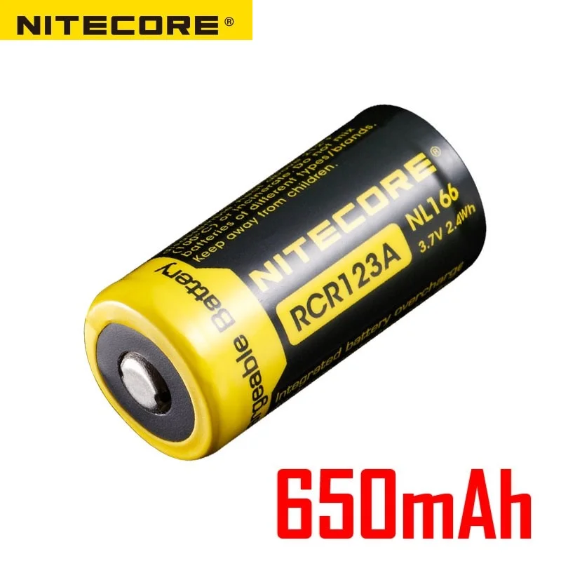 Аккумулятор nitecore nl166 rcr123
