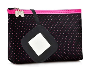 

Cosmetic Bag Dots pattern Portable Fashion Function Beauty Travel Make Up Bag Makeup Wash Kit Case-15