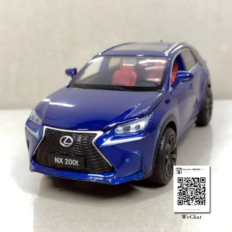 JACKIEKIM 1/32 весы LEXUS NX 200T Звук & светильник отступить литья под давлением Металл