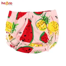 Детские шаровары с принтом ананас арбуз с тропическими фруктами, унисекс, детские шаровары для мальчиков и девочек, хлопковые чехлы на подгузники для новорожденных