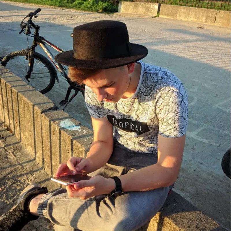 

Wide Brim Black Fedora Hat Pork Pie Hat Men Ladies Felt Hats Men Women Black Mens Hats Fedoras