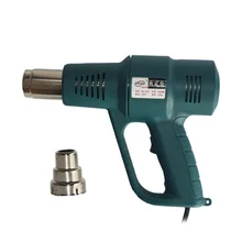 1600 W 220 V Промышленная электро Резка Горячим Воздухом термопистолет Европейская розетка Температура регулируемая тепловая пушка с Нержавеющая сталь воздушные шары, 1 шт./лот