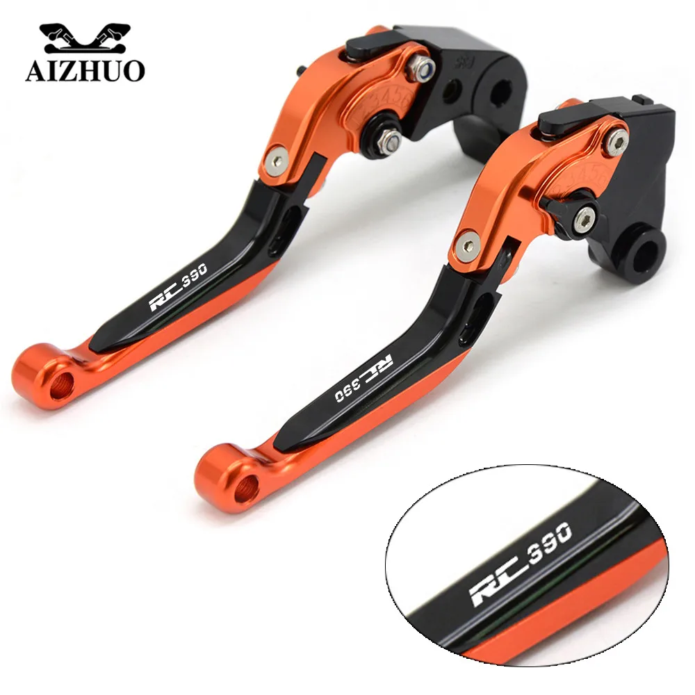 Motorcycle Brake Clutch Lever For KTM RC 390 2013 2014 2015 2016 390 Duke 390DUKE 2013-2016 Moto Folding Extendable Brake Levers