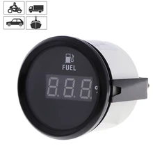 52 мм водонепроницаемый автомобильный Указатель уровня топлива ЖК-дисплей цифровой масляный топливный бак метр 240~ 33ohm/0~ 190ohm подходит водный мотоцикл топлива