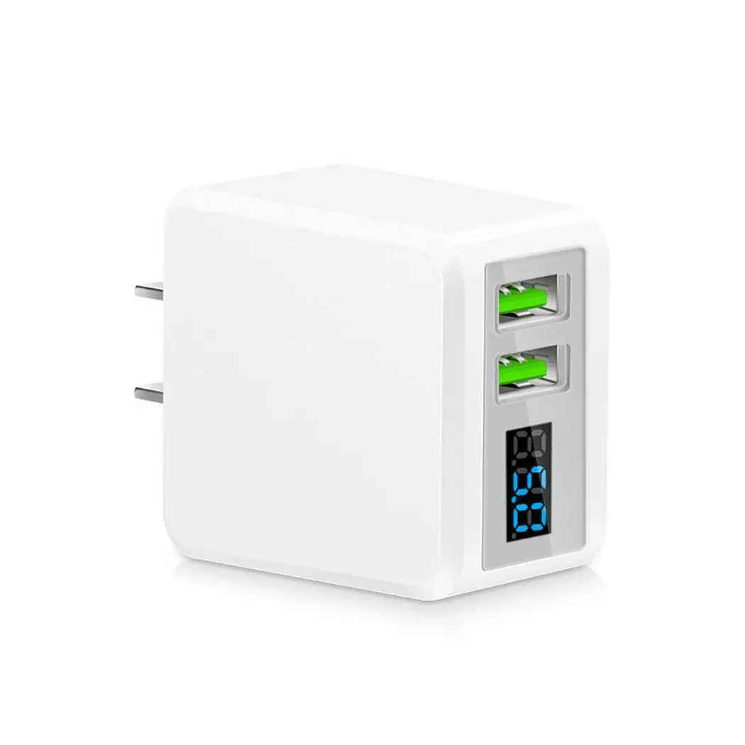 Мульти USB порты Зарядка Светодиодный дисплей светодиодный экран Путешествия