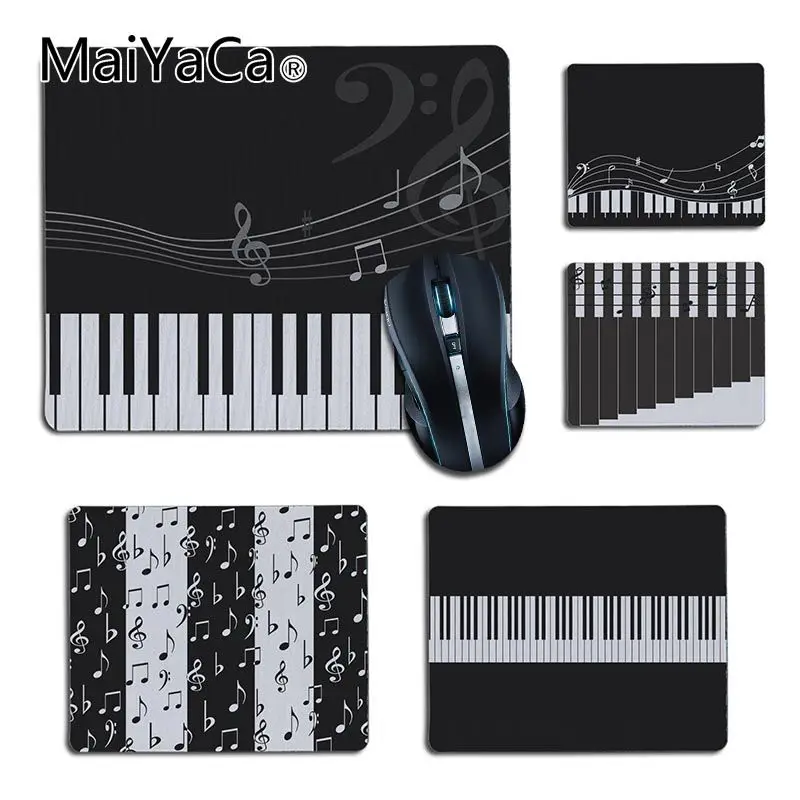 Винтажные крутые музыкальные ноты MaiYaCa игровые коврики для пианино клавиши