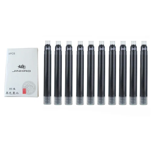 10 шт. JINHAO X450 длина 5,2 см чернильный мешок черный