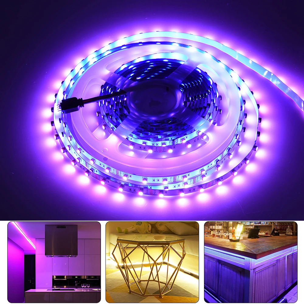 Светодиодная лента EeeToo 3535 SMD RGB 12 В гибкий светильник 60 120 светодиодов/м Диодная