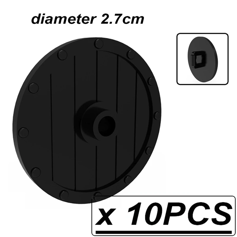 7 шт./компл. средневековый щит крестоносца по мотивам фильма «Властелин колец из конструкторных блоков, Детские кубики, подарки «сделай сам» Игрушки для детей PGPJ3020 - Цвет: 10pcs PGPJ3004