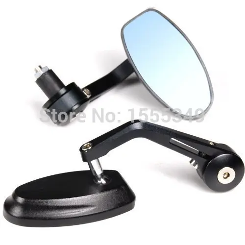 

Black 7/8"22mm Handlebar Bar End Mirrors For Yamaha Honda Suzuki Kawasaki Harley Davidson Aprilia BMW Buell Ducati KTM Triumph