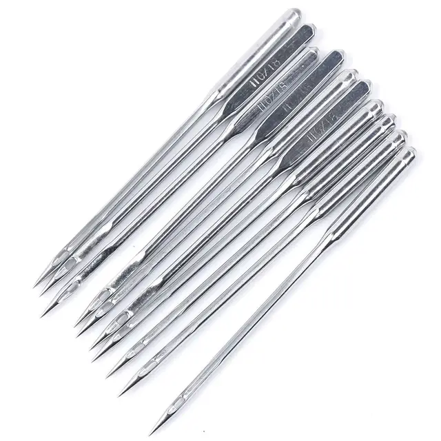 10pcs Threading Industrial And Domestic Overlock Sewing Machine Needles