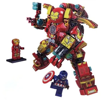 

MK37 327PCS The Hulk Buster Smash Avengers 2 Iron Man Set Building Bricks Blocks Toy Gift