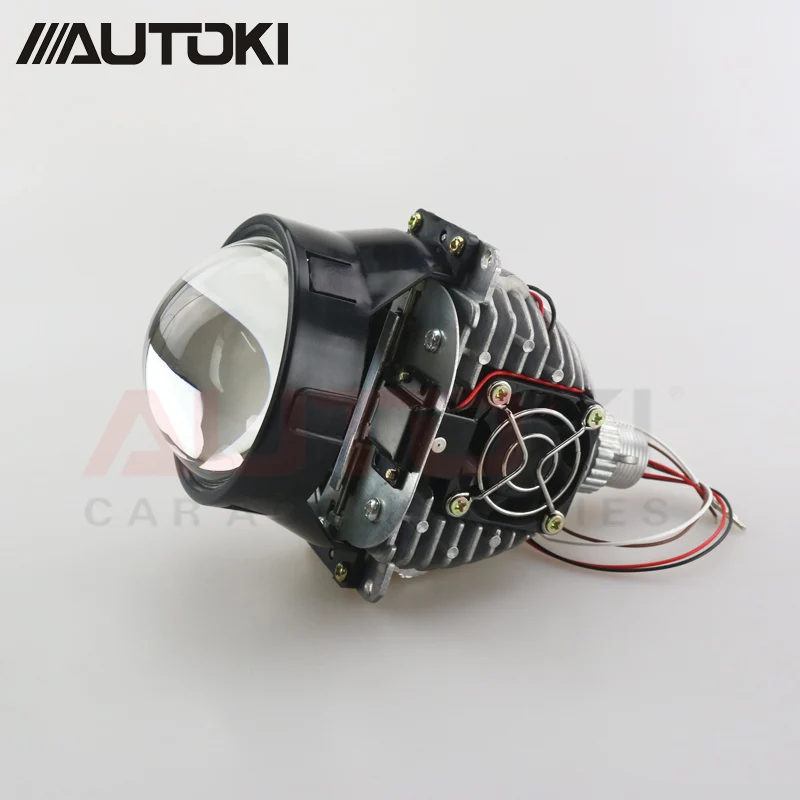 AUTOKI Bi светодиодный объектив проектора мощная 3 0 дюймов Hi/Lo луч фары для