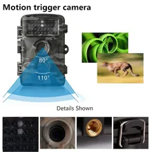 Инфракрасная скаутская камера s охотничья Дикая камера наблюдения 8MP 12MP IP56 водонепроницаемая охотничья камера ночного видения фото ловушки