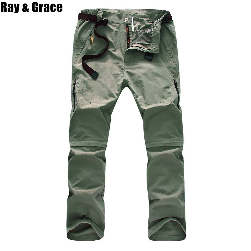 RAY GRACE de verano al aire libre pantalones de senderismo hombres extraíble transpirable Deporte Pantalones de secado rápido ciclismo pesca senderismo escalada Shorts RAY GRACE de verano al aire libre pantalones de senderismo hombres extraíble transpirable Deporte Pantalones de secado rápido ciclismo pesca senderismo escalada Shorts