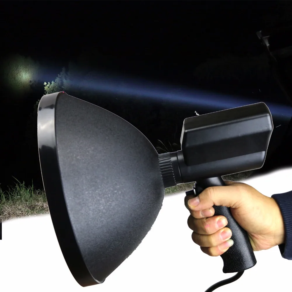 

2000m Handheld HID Xenon Offroad Spotlight 9" 240mm for Fishing Camping Hunting Portable 12V 100W