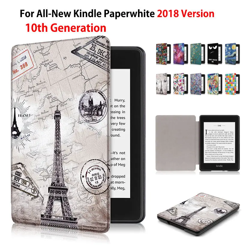 Custodia Dipinta Di Moda Per Amazon Nuovissima Kindle Paperwhite 2018 Rilasciato Smart Cover Per Kindle Paperwhite 6 "10A Generazione