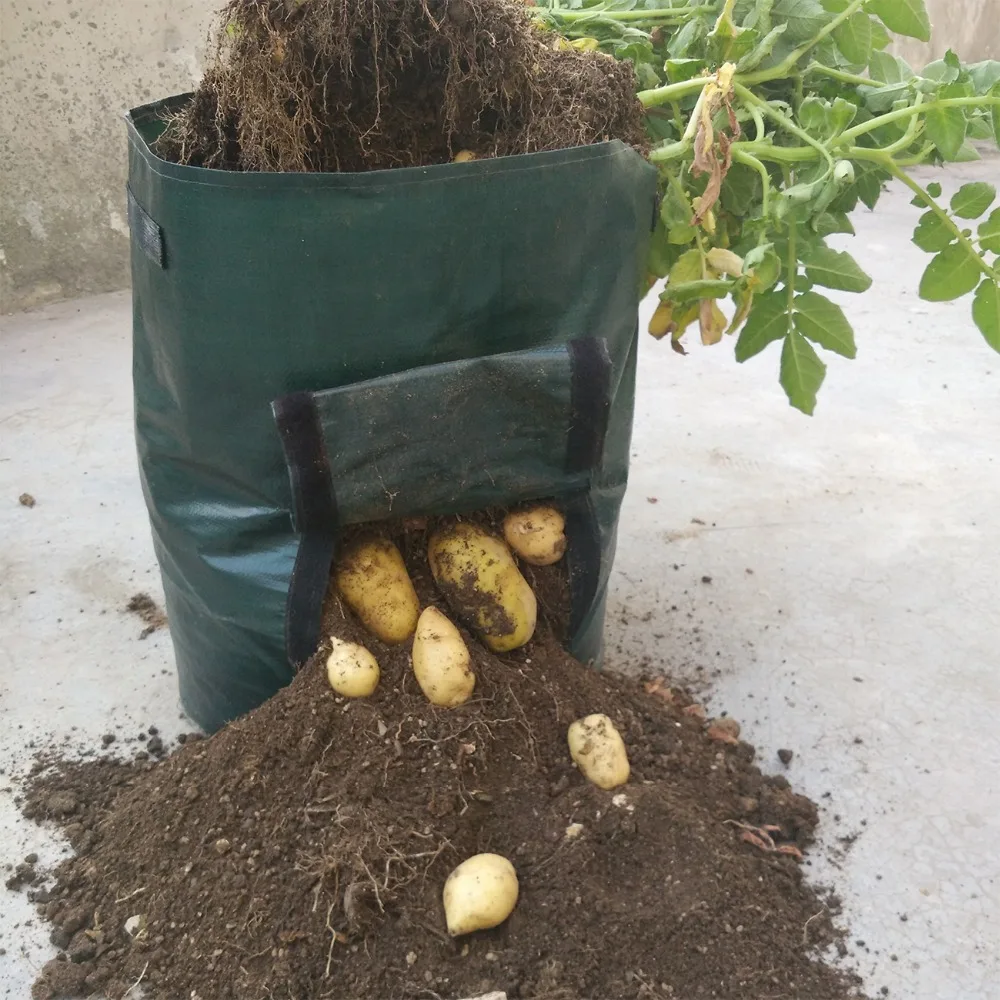 1 шт. тканые мешки для выращивания картофеля, сумки для выращивания овощей и сада