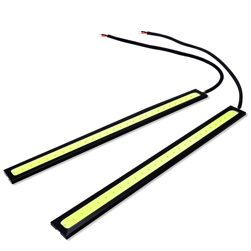 

2PCS 17cm Universal Daytime Running lights COB Fog Lamp Car Styling Led Day light DRL Lamp Waterproof COB DRL LED Car Lamp