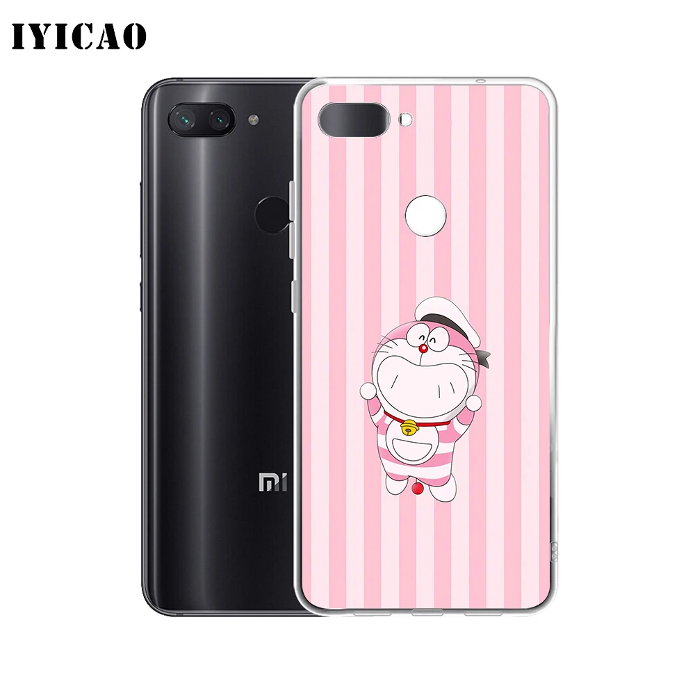 IYICAO Doraemon мягкий силиконовый чехол для телефона Xiaomi Redmi 4A 5A 6A Note 7 6 5 Pro Plus 4X