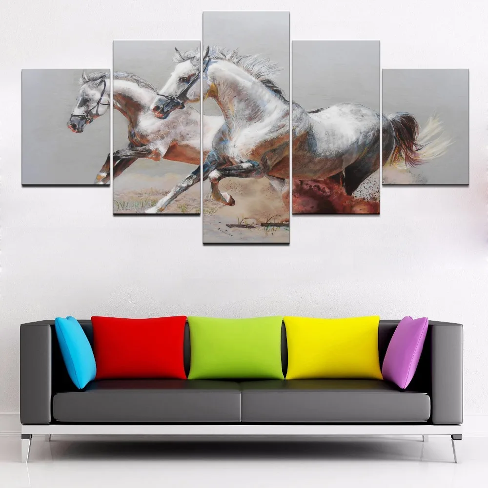 5 Piece Painting Canvas Wall Art Horse Animal Home Decor Living Room HD Print Animal Decor Painting Canvas Painting Artwork 5 Piece Painting Canvas Wall Art Horse Animal Home Decor Living Room HD Print Animal Decor Painting Canvas Painting Artwork