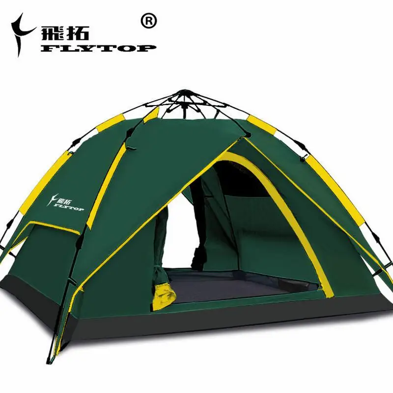 

FLYTOP Multifunction Outdoor Automatic Tent 3-4 Person Fishing Tent gazebo Travel Waterproof Tourist Tent Camping Equipment