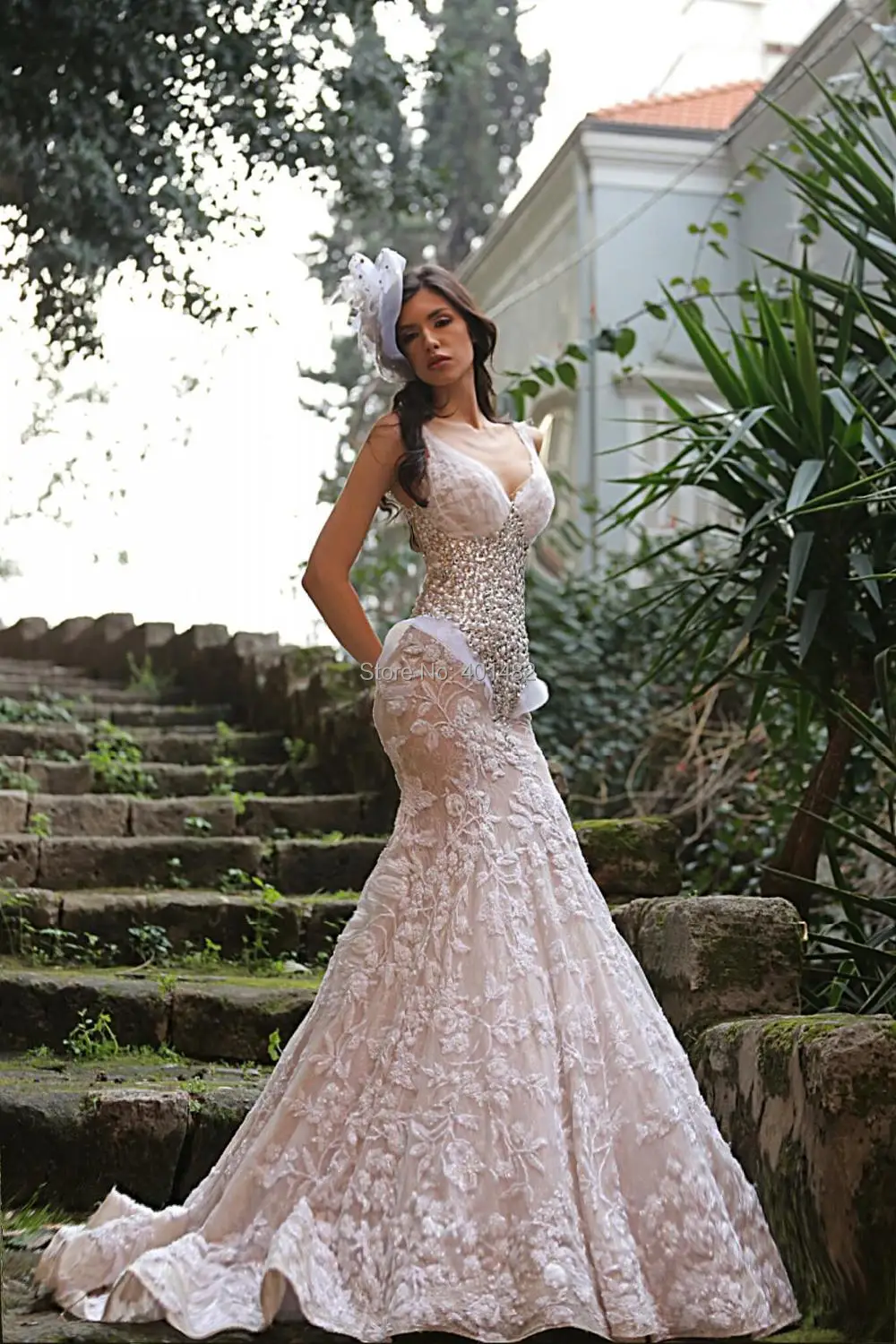 Vestido De Novia Свадебные платья Русалочки тяжелый ручной работы отделанный стеклярусом жемчуг Пол Длина суд поезд невесты Robe De Mariage