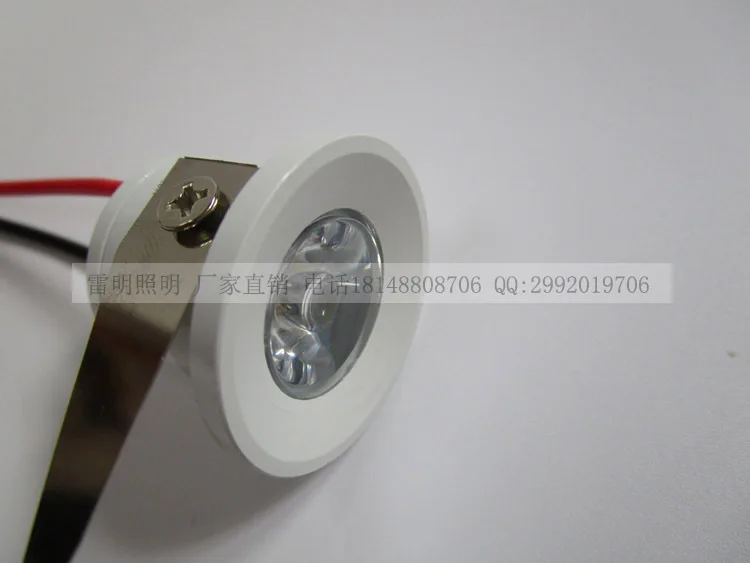 Маленькие светодиодные прожекторы 1 Вт 100 шт. led bridgelux 150lm теплый белый день белый чистый белый серебристый белый светильники для ювелирных витрин