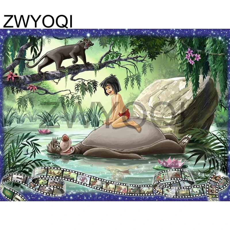 3D-Needlework-Diy-Diamond-Painting-Diamond-Embroidery-Kid-With-Animals-Full-Pasted-Decorative-Wall-Stickers-Cross