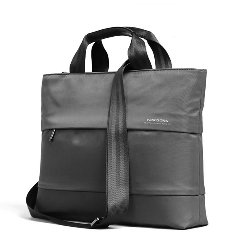 

FGGS-Kingsons 15.4 inch Laptop Handbag Waterproof Unisex Crossbody Bags Shoulder Messenger Bag Handbags