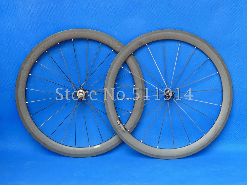 Toray углерода волокна довод с дисковыми тормозами 50 мм дорожный мотоцикл велосипед колеса клинчерные диски 20,5/23/25 мм Ширина