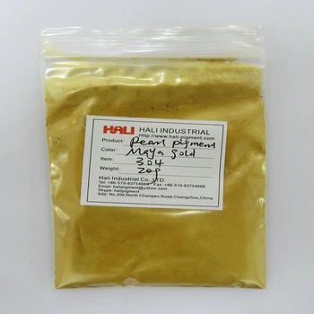 

pearl pigment,pearlescent pigment,mica powder,pearl powder,nail powder,color:maya gold,item:304,net weight:20gram,free shipping.